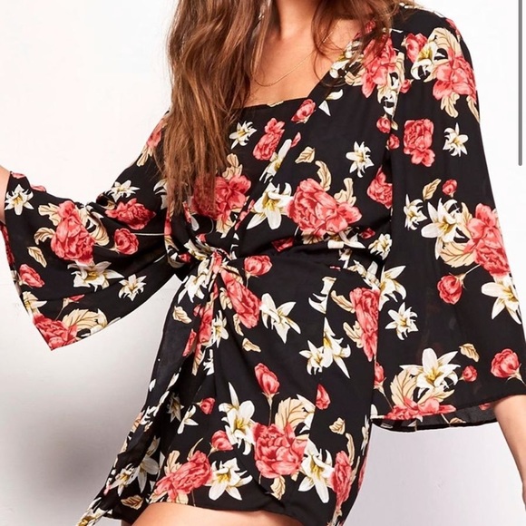 Jack by BB Dakota Pants - TANIA Floral Romper